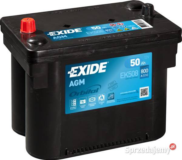 Akumulator Exide Orbital AGM EK508 50Ah 800A Koszalin