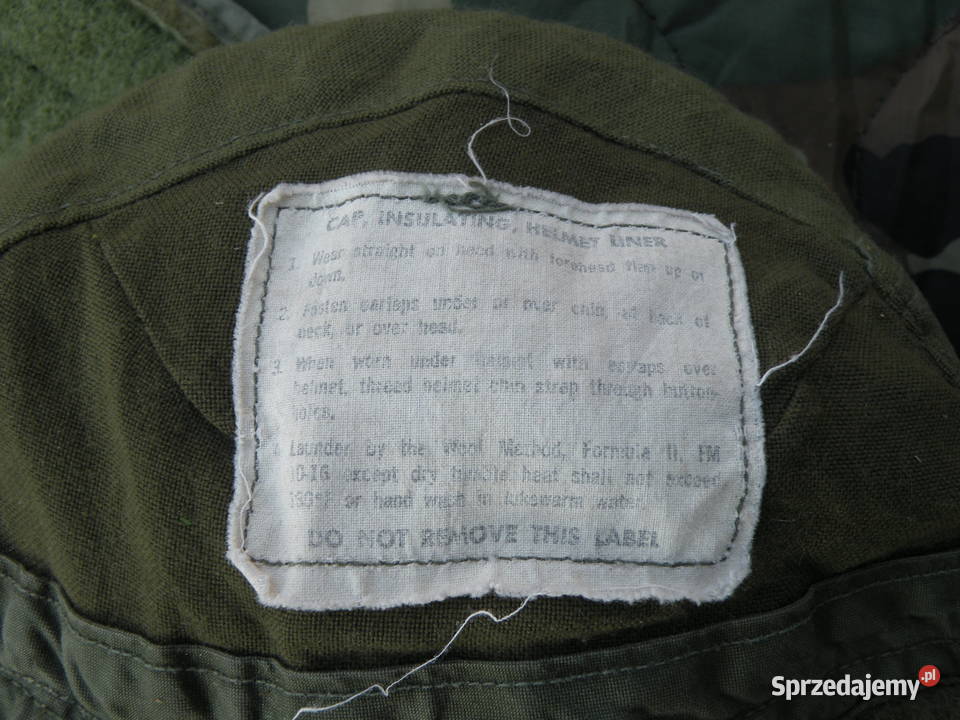 Podhełmówka us army olive 6 12 70r Wrocław