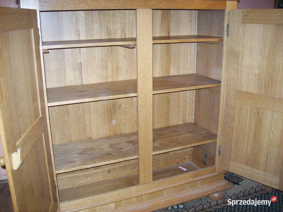 SZAFA DĘBOWA PIĘKNA ŁADNA I STYLOWA Szafy, regały, półki Hrubieszów