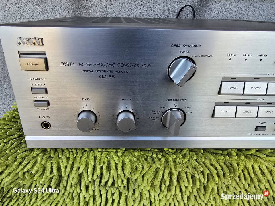 wzmacniacz akai am55 jedyny srebrny stereo z dac Chełm Śląski