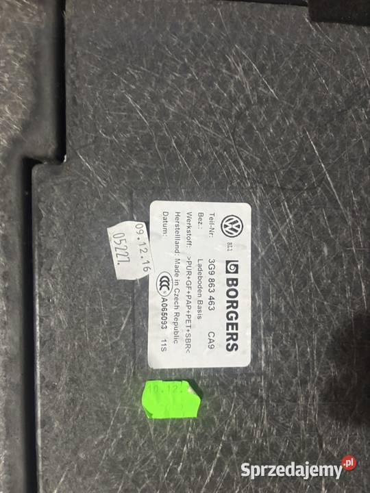 Jest to oryginalna podłoga bagażnika do samo wielkopolskie Zduny sprzedam