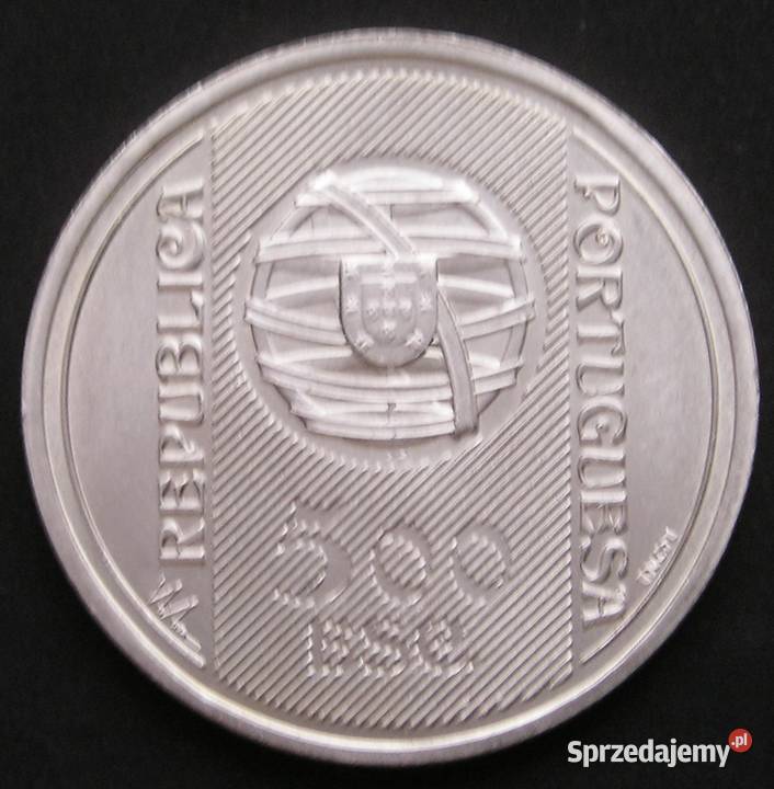 Portugalia 500 escudos 1996 SREBRO stan 12 Łódź