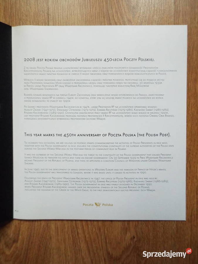 Prezydenci RP na uchodźctwie album Będzin