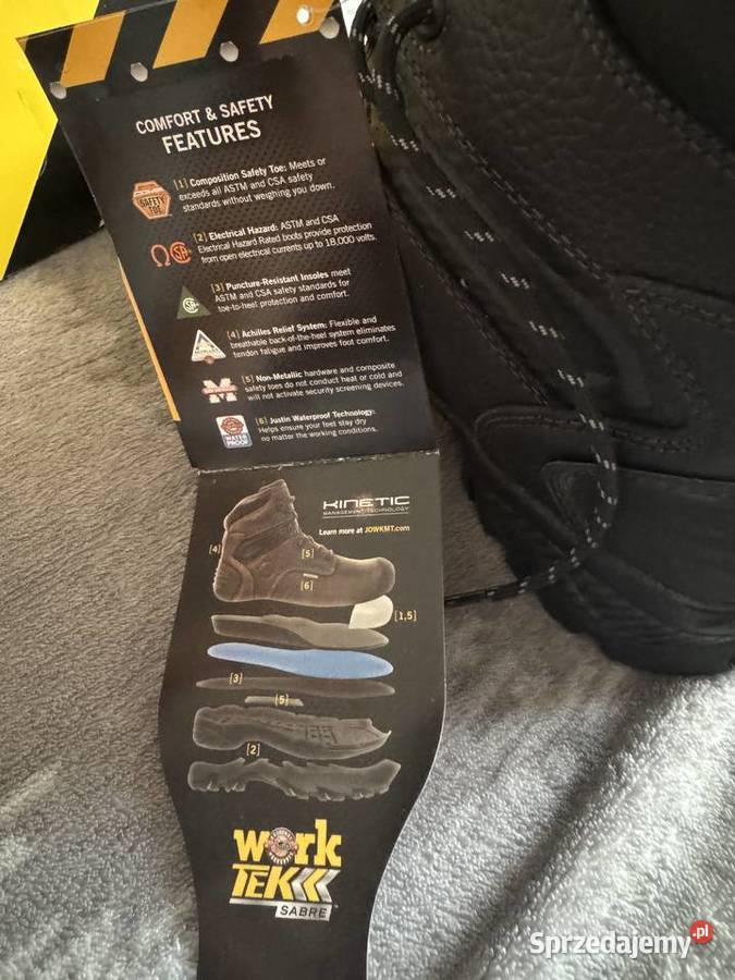 Justin Boots buty robocze Pozostałe pomorskie Gdańsk