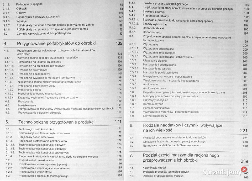 Podstawy projektowania procesów technologicznych Rok wydania 2003 Pozostałe lubelskie