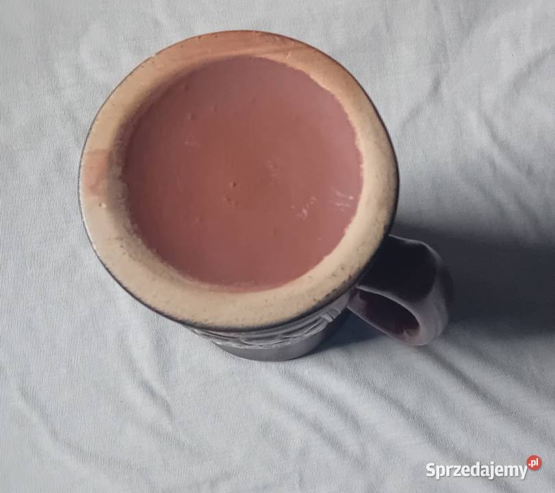 Ceramiczny szkliwiony kufel z CCCP z napisem wielkopolskie Koźminek sprzedam