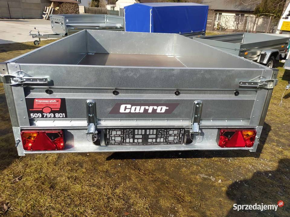 Przyczepa dwuosiowa platfo na kat B CARRO model Lublin