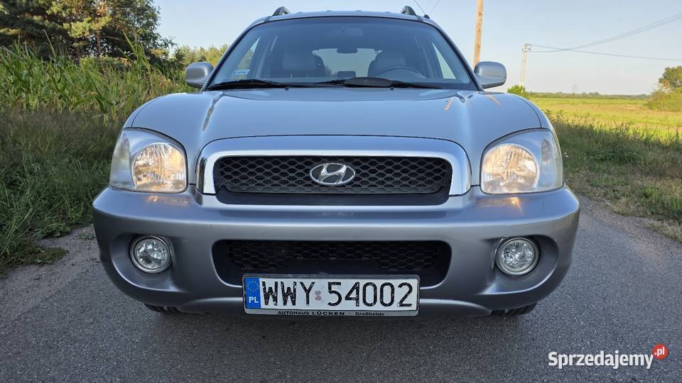Hyundai Santa Fe 24 V6 LPG srebrny Gliwice sprzedam