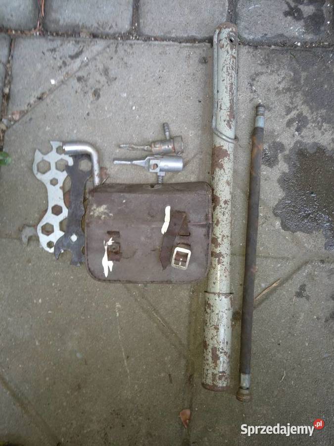Stara pompka motocyklowa Pozostałe śląskie Bielsko-Biała