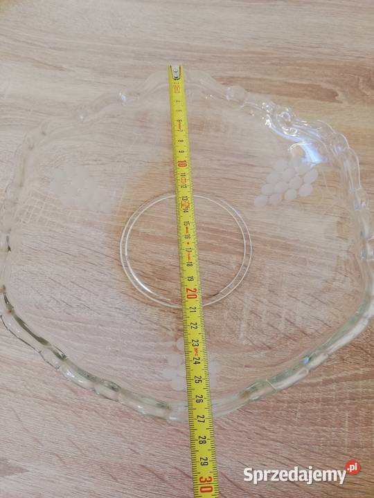 Stara kryształowa patera Porcelana i szkło małopolskie Gorlice