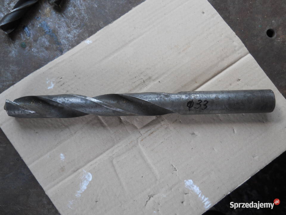 Wiertło do metalu fi 33 z chwytem walcowym Biecz