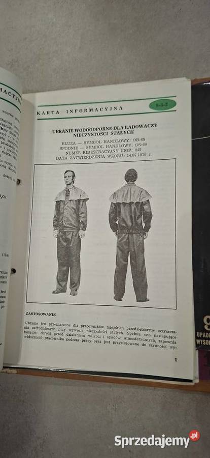 Ochrony Osobiste Katalog informator wyd CIOP PRL Łęczyca
