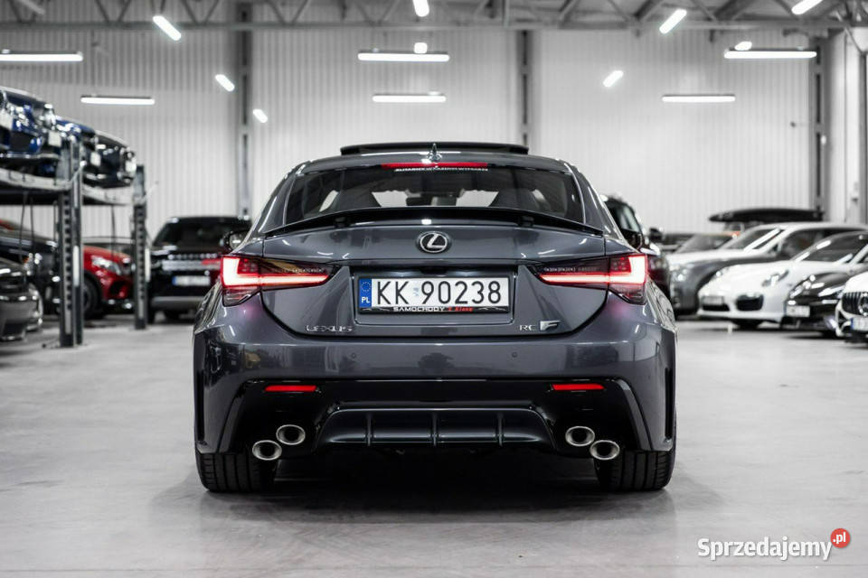 Lexus RCF V8 50L 477 Salon 10 Gwarancja do czujnik martwego pola małopolskie