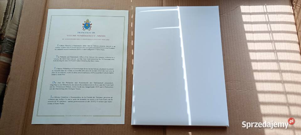 Stare Monety Medal Benedykt XVI set 2019 Watykan podkarpackie Lesko