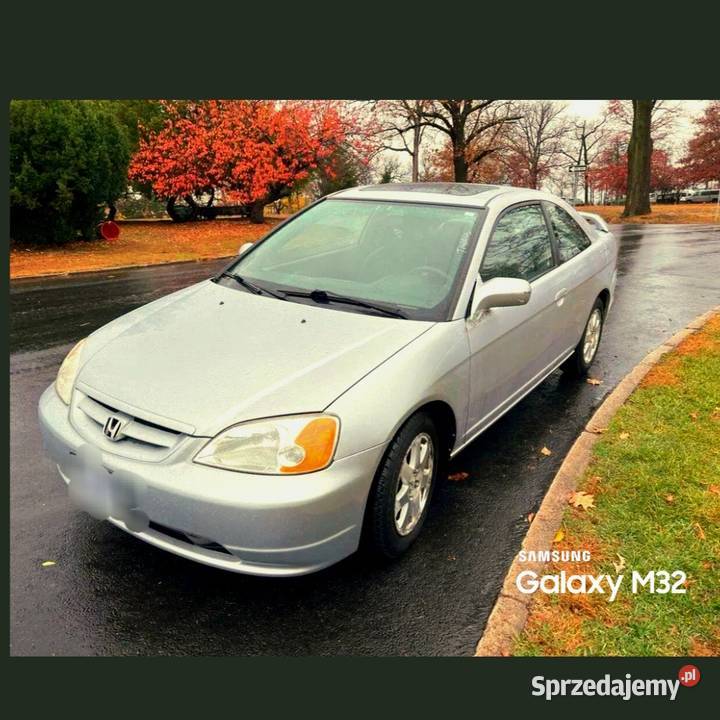 Honda Civic VII coupe na czesci w całości uszkodzony Civic