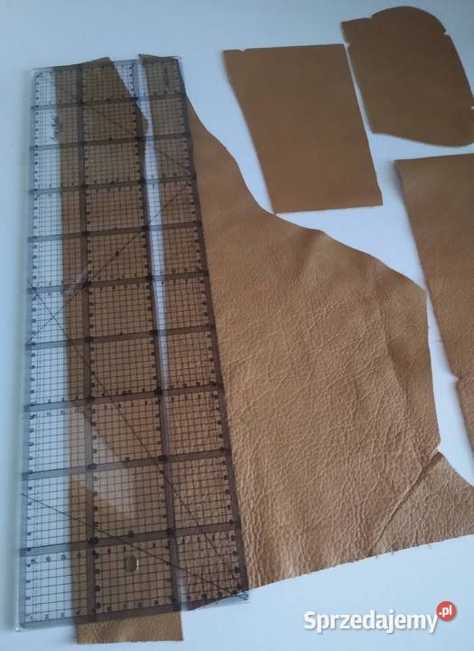 Skóra 178 g Licowa Włoska Brązowy Musztardowy Gdańsk