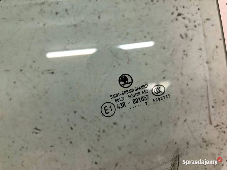 Skoda Fabia II Mk2 5J 2008 Szyba drzwi przednich Skarżysko-Kamienna