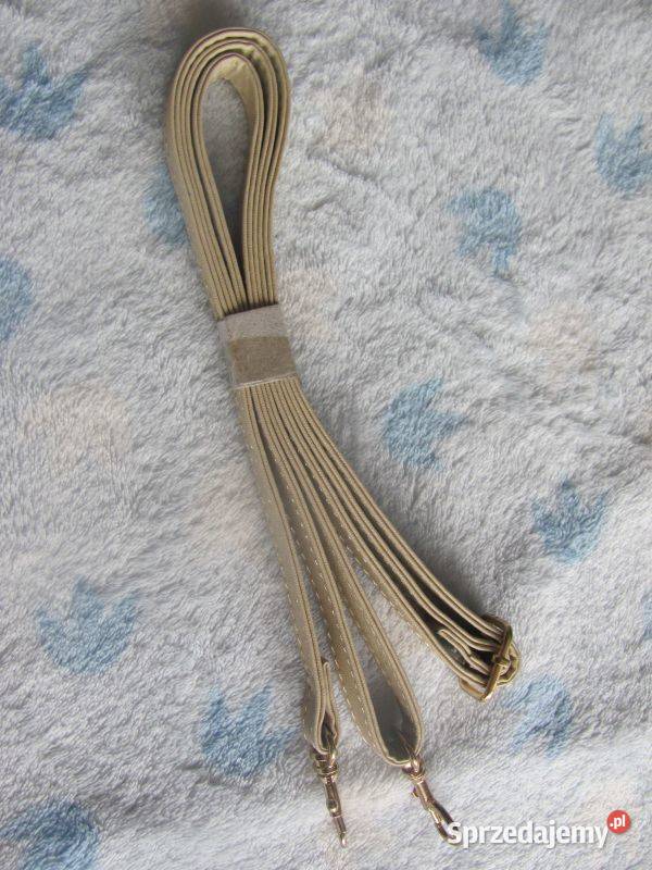 pasek cienki beżowy 130 Zamość