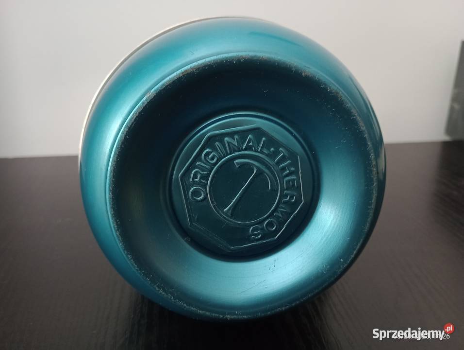 dzbanek termos aluminiowy PRL poj 1 litr Warszawa