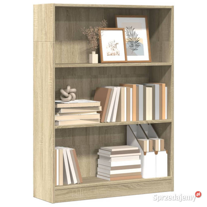 Regał dąb sonoma 80x24x109 materiał mazowieckie Warszawa