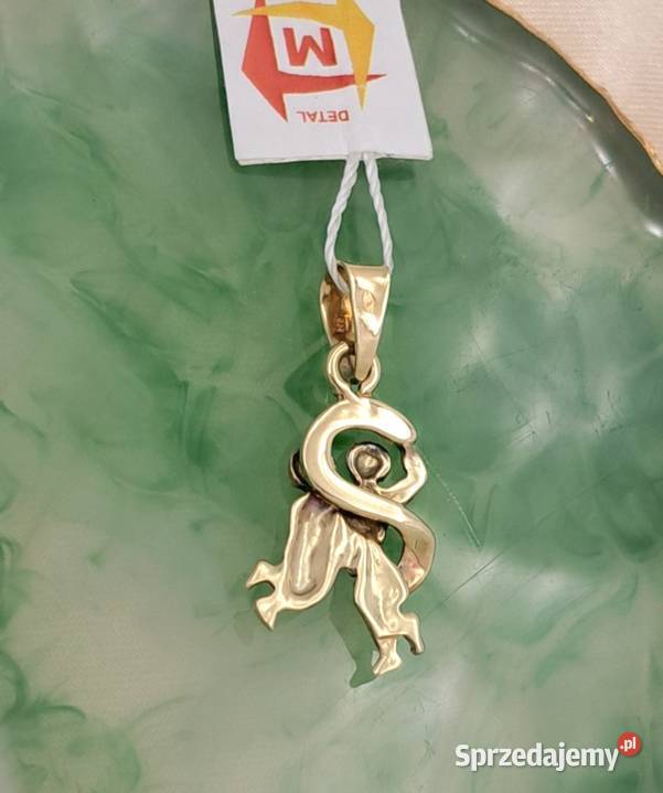 30 Wisiorek Złoty 585 Znak Zodiaku BLIŹNIĘTA Poznań