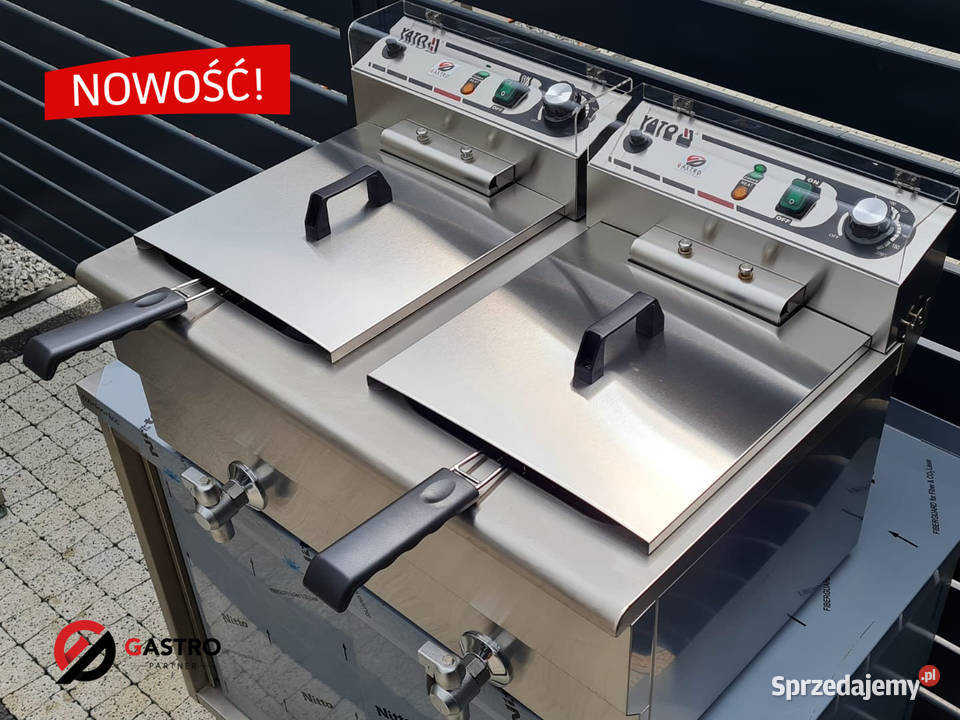 NOWA FRYTOWNICA ELEKTRYCZNA Z ZAWOREM 2X12L Ostrów Wielkopolski