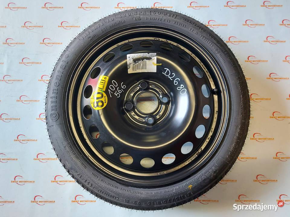 OPEL ASTRA H koło dojazdowe 1157016 92M 4x100 Kielce