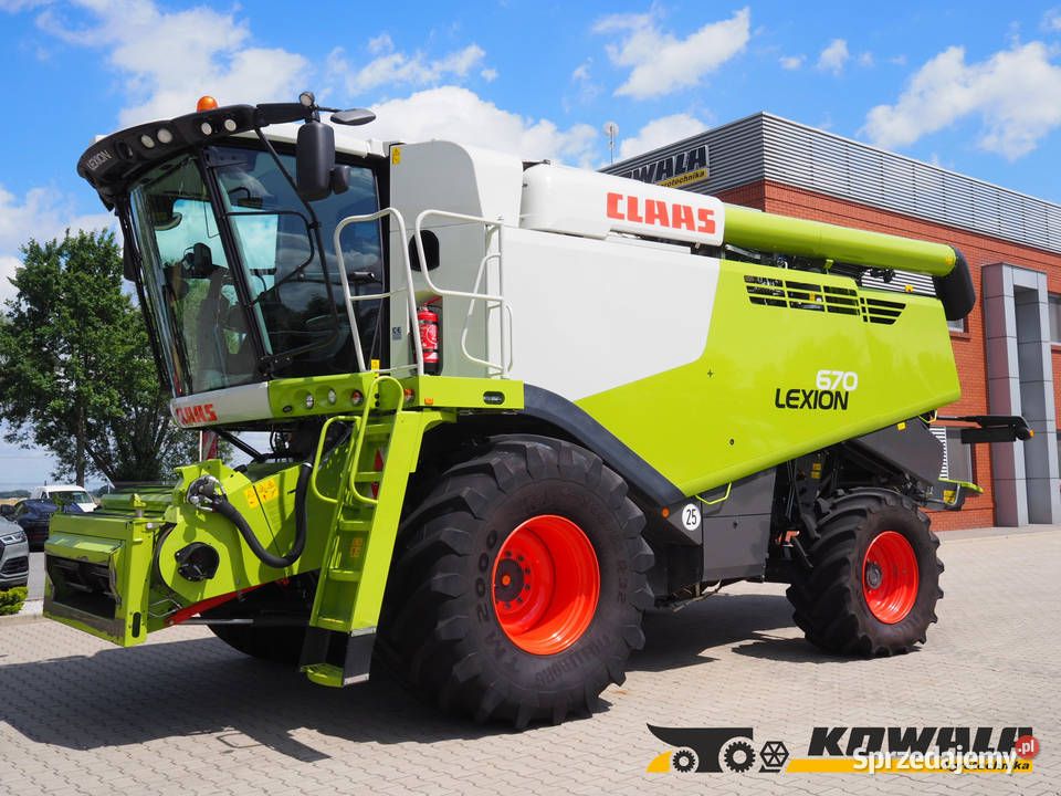 Claas Lexion 670 GPS + V770 Kombajn zbożowy, klawiszowy