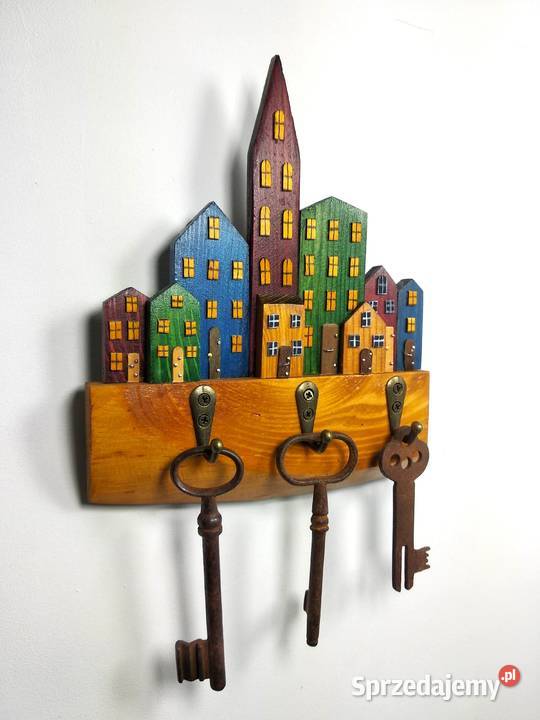 Kolorowy wieszaczek na klucze i biżuterię Wrocław