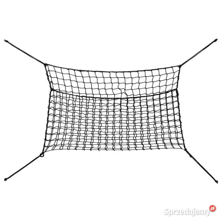 Siatki na siano 2 prostokątne czarne 150x90 PP