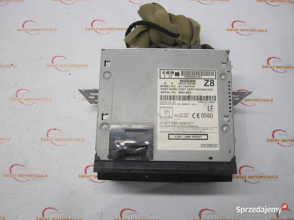 NISSAN LEAF I 11r Radio nawigacja ekran Kielce