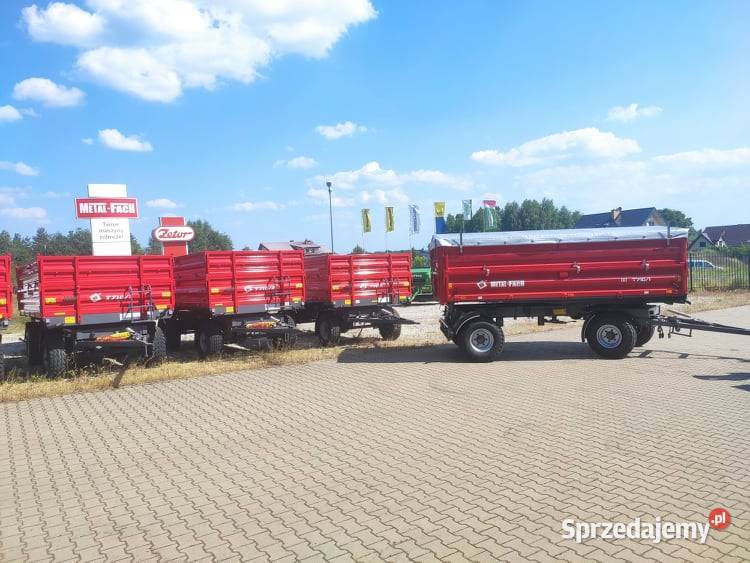 Przyczepa rolnicza dwuosiowa MetalFach 6T