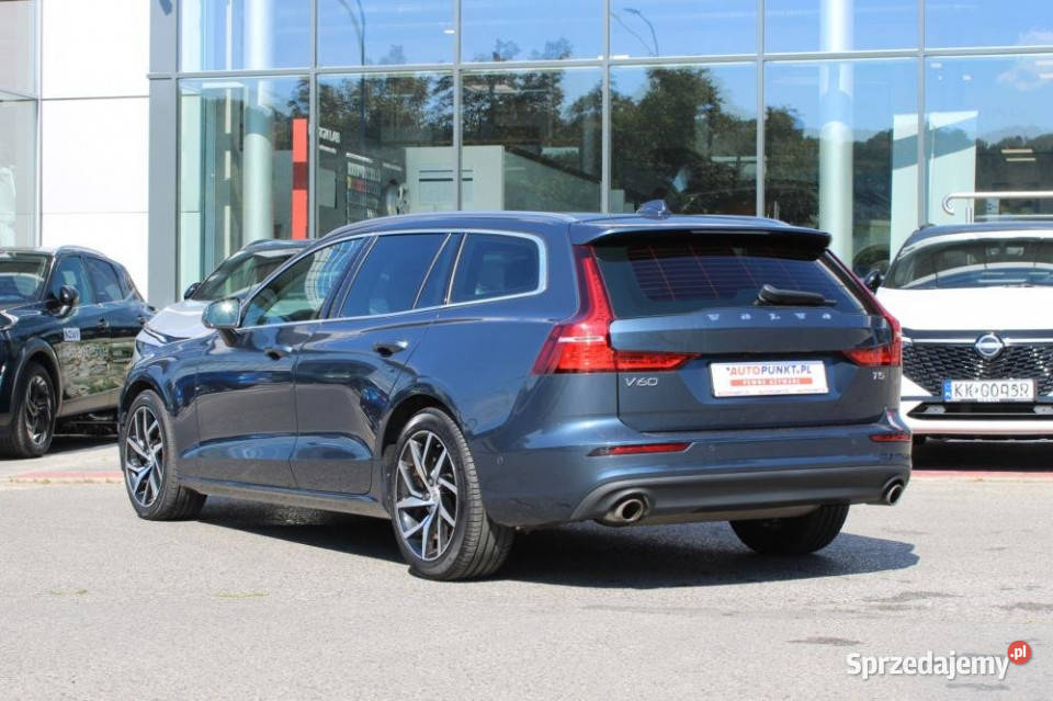 Volvo V60 2019r Carplay LED BLIS FV23 automatyczna Samochody osobowe Kraków