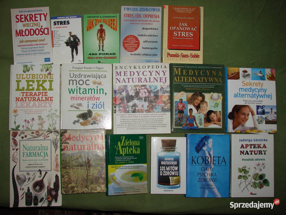 Medycyna naturalna książki Radom sprzedam