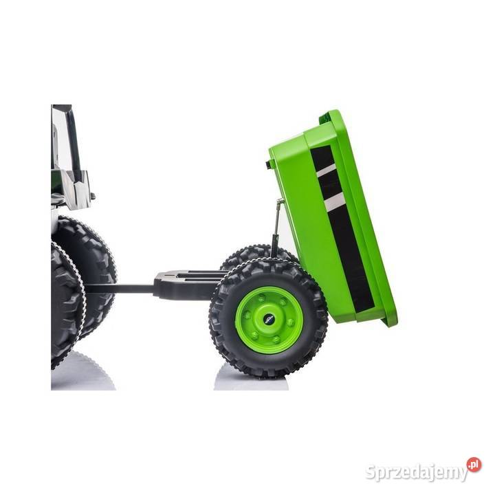 Autko MEGA TRAKTOR Z PRZYCZEPĄ na akumulator Myszków