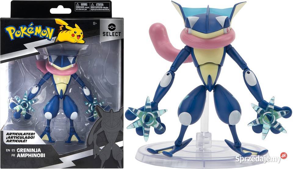 Figurka POKEMON Greninja 15 Deluxe 15 Punktów małopolskie Mogilany