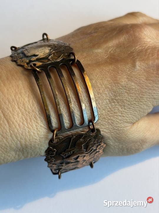 Bransoletka Vintage w kolorze miedzianym Bydgoszcz