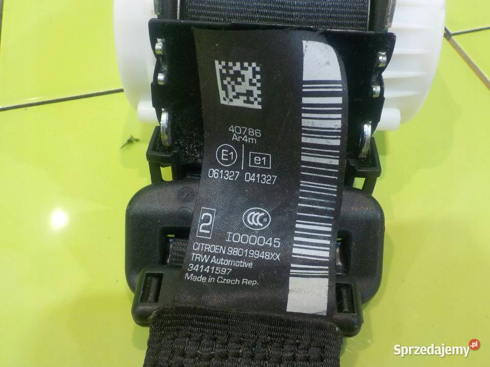 CITROEN C3 II 13r pas bezpieczenstwa prawy tyl osobowe mazowieckie Suków