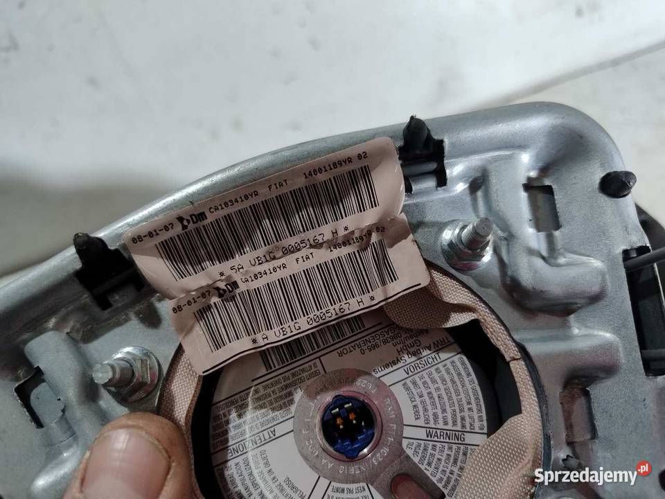 AIRBAG PODUSZKA POWIETRZNA KIEROWCY SCUDO II