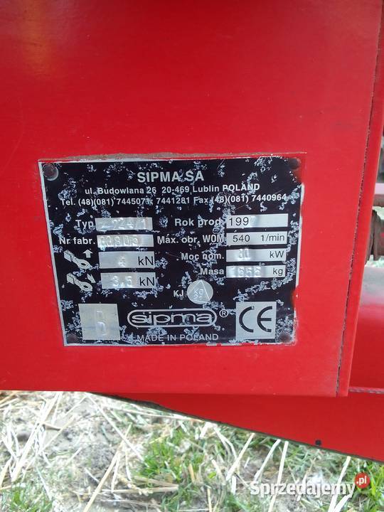 Prasa Sipma Z2241 lubelskie Michalów