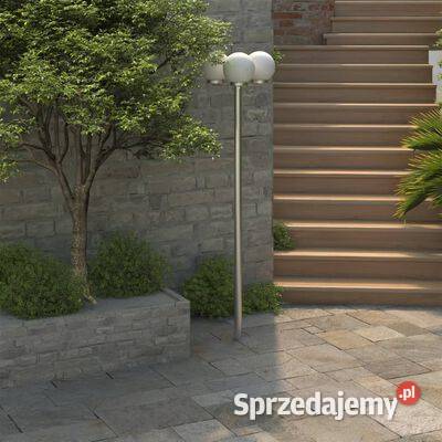 vidaXL Lampa ogrodowa na słupku 3 kule 220 Lampy ogrodowe Warszawa