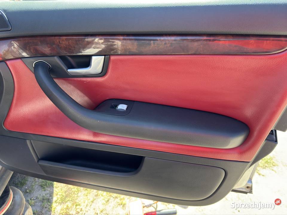 Skóry Audi A4 B6 czerwone Avant Grodzisk Mazowiecki