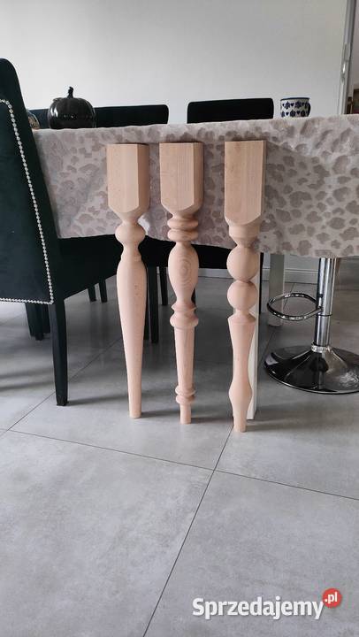 nogi toczone stół meble jadalnia noga TOCZONA 75 Rawicz