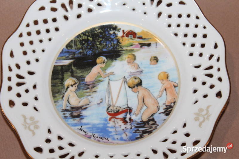 Ażurowy talerzyk Jenny Nystrom 10 sprzedam