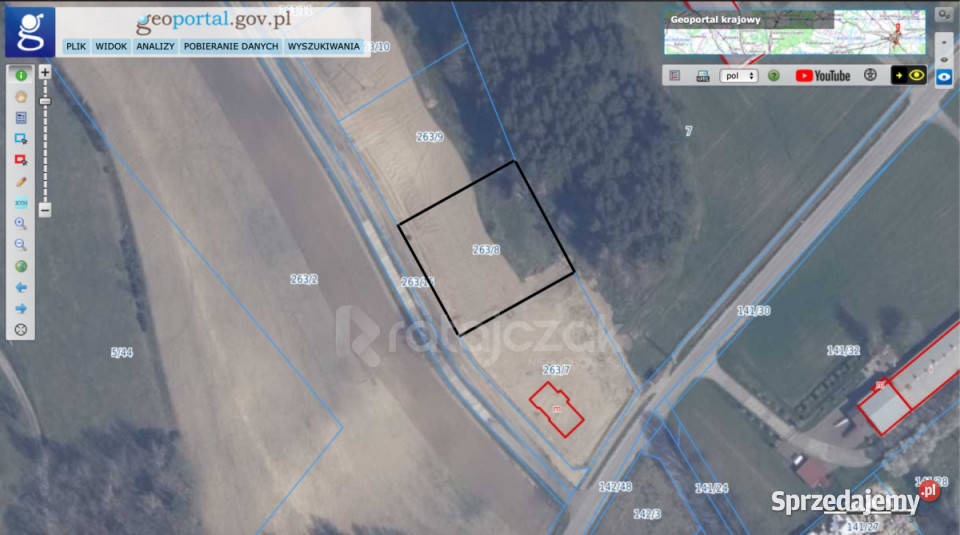 Działka 1911 metrów Zbychowo 1911m2 pomorskie