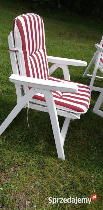 Komplet wypoczynkowy ogrodowy leżaki stół Garwolin sprzedam