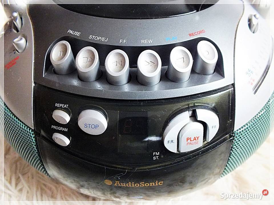 Radioodtwarzacz AudioSonic CD429 na kasety Żary sprzedam