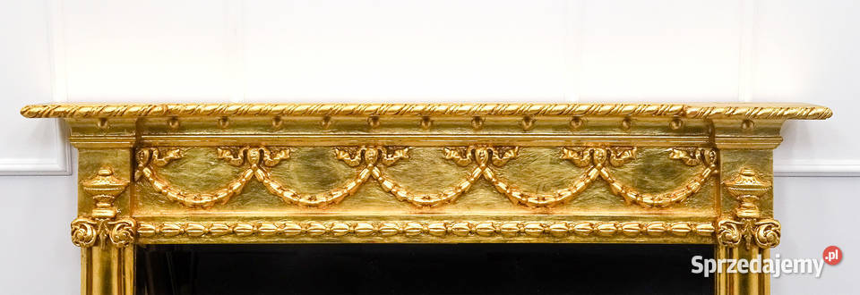 Złote LUSTRO stojące PORTAL ZŁOTA RAMA LUSTRO Kalisz