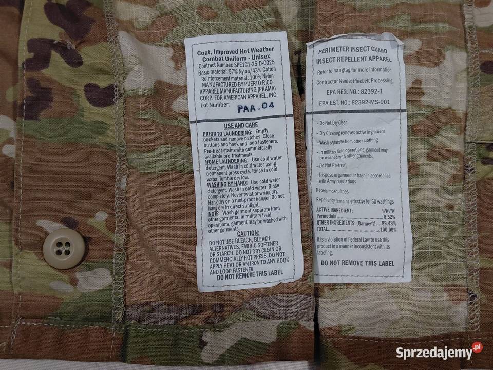 Bluza IHWCU multicam OCP Large short Wrocław