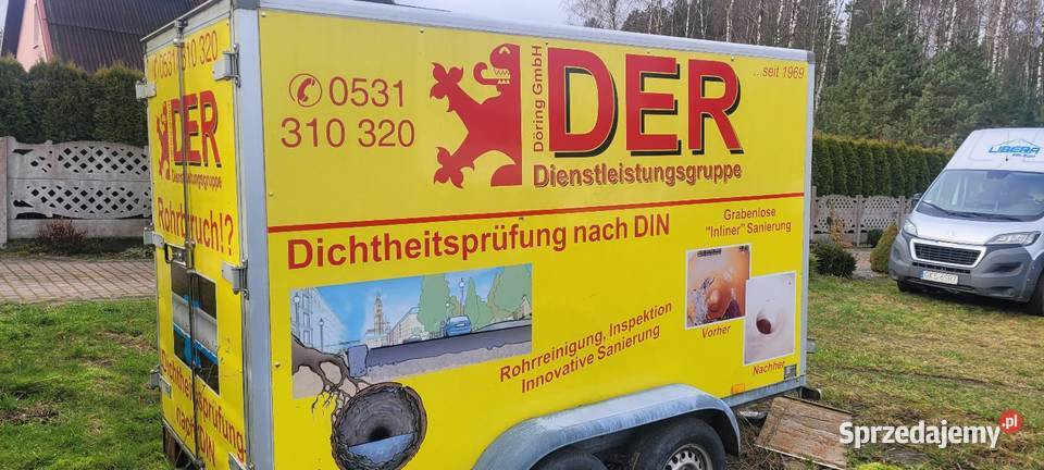 Przyczepa kontener Kontenerowe Zblewo sprzedam